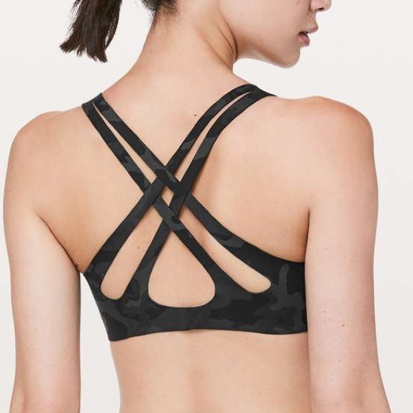 lululemon athletica Other - Lululemon Light Strides Camo Sports Bra size 8